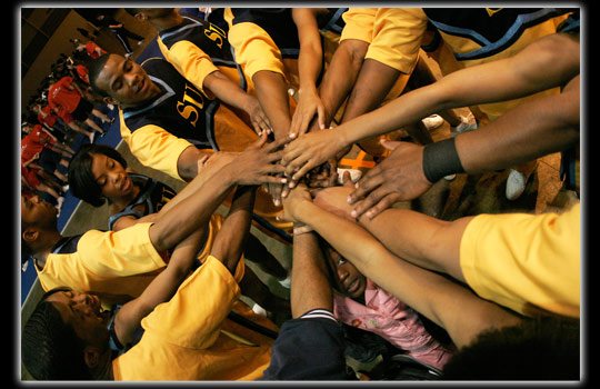 The Southern University Jaguars team photo